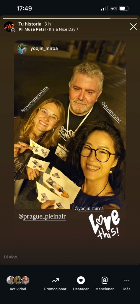Publicación de un encuentro entre participantes de Prague Pleinair